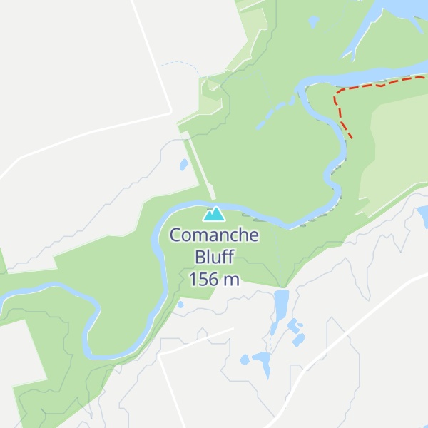 Map of Comanche Bluff