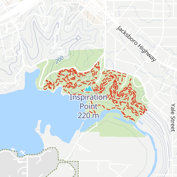 Map of Inspiration Point