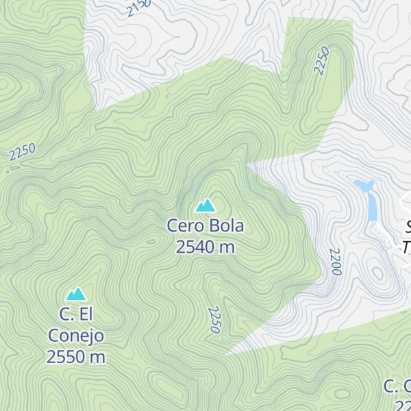 Map of Cero Bola