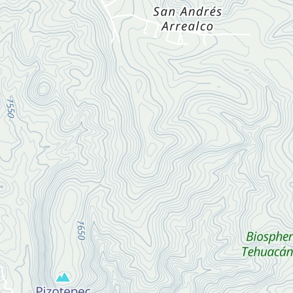 Map of Cerro Ishuayantitla