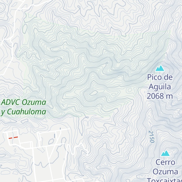 Map of Cerro Tamacazintepetl