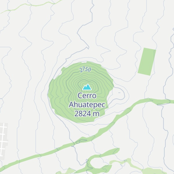 Map of Cerro Ahuatepec