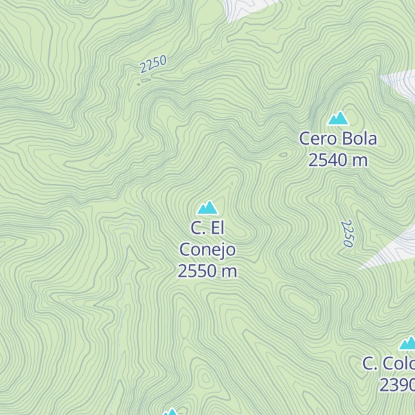 Map of C. El Conejo