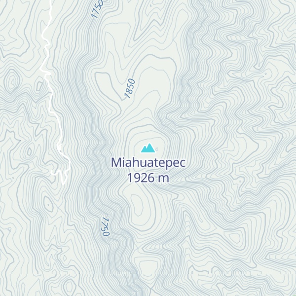 Map of Miahuatepec