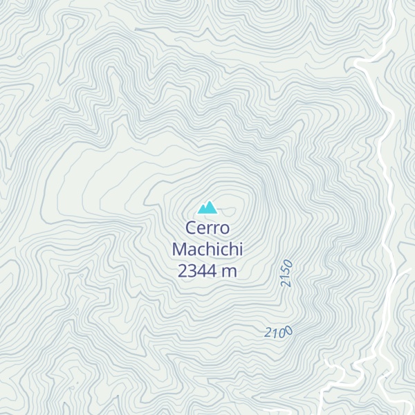 Map of Cerro Machichi