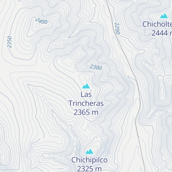 Map of Las Trincheras