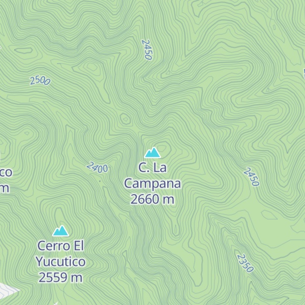Map of C. La Campana