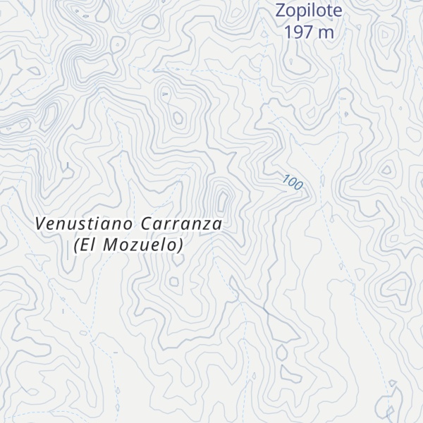 Map of Cerro La Cueva del Tigre