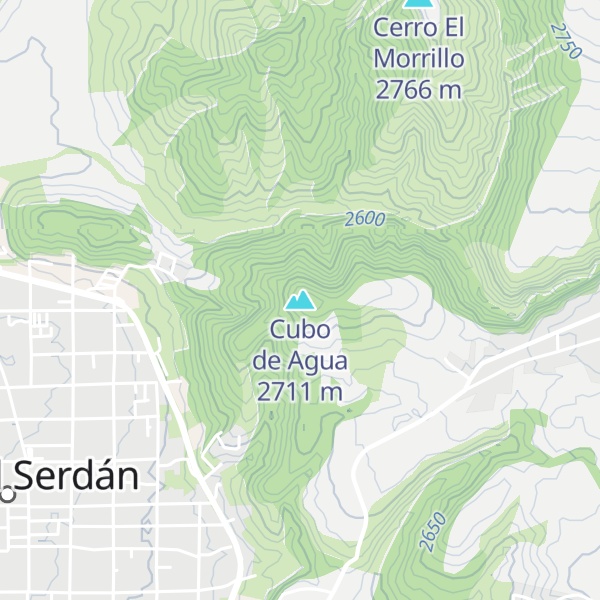 Map of Cubo de Agua