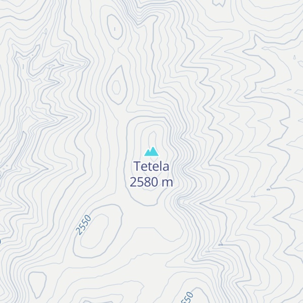 Map of Tetela