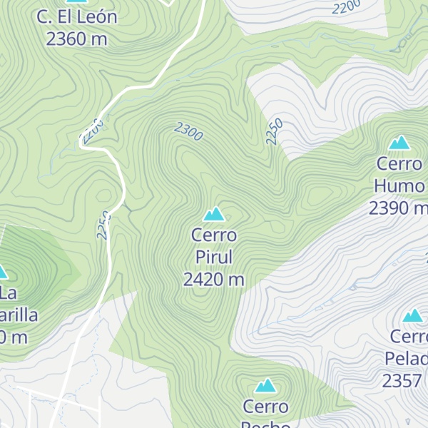 Map of Cerro Pirul