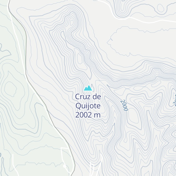Map of Cruz de Quijote