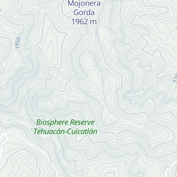 Map of Cerro Tlalistac