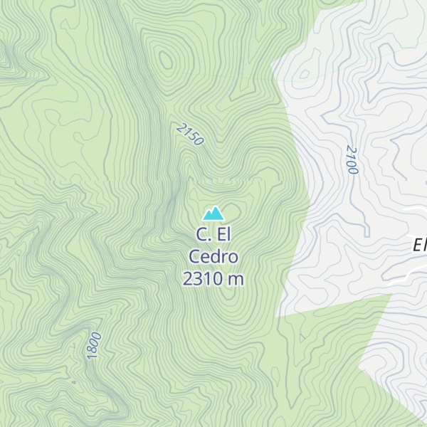 Map of C. El Cedro