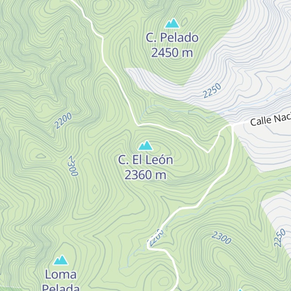 Map of C. El León
