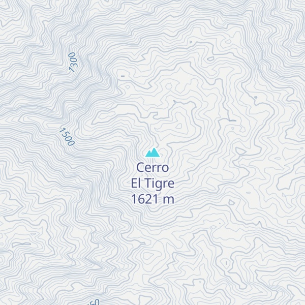 Map of Cerro El Tigre