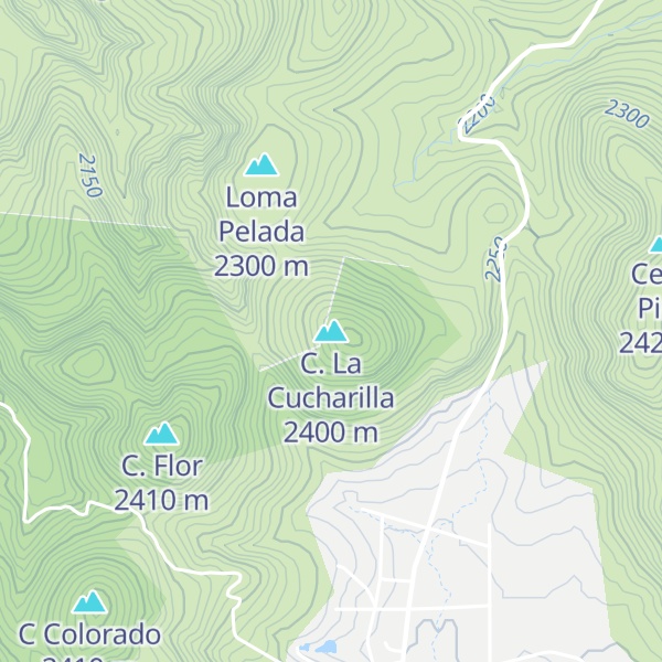 Map of C. La Cucharilla