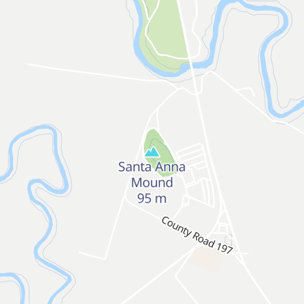Map of Santa Anna Mound