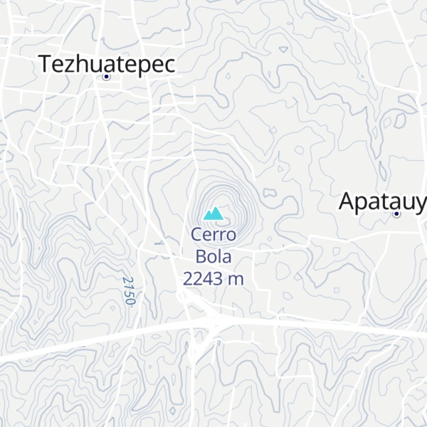 Map of Cerro Bola