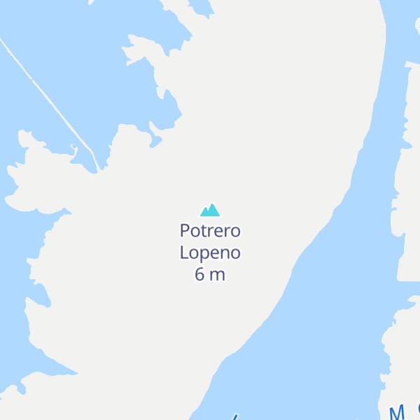 Map of Potrero Lopeno