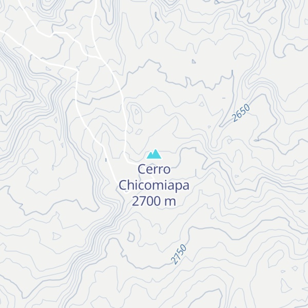 Map of Cerro Chicomiapa