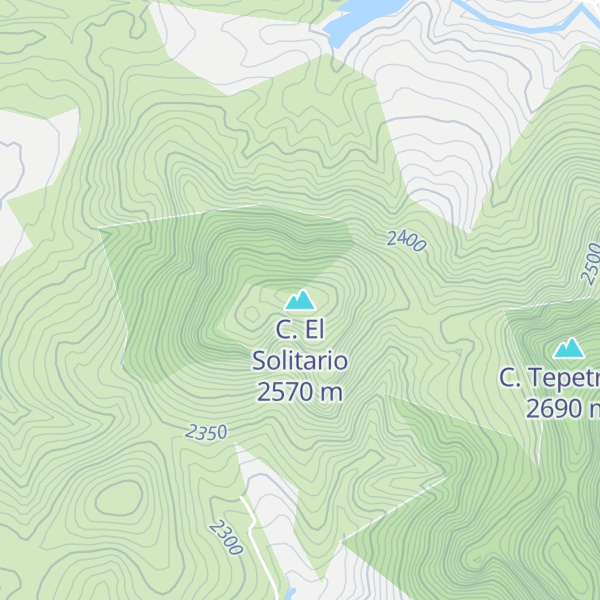 Map of C. El Solitario