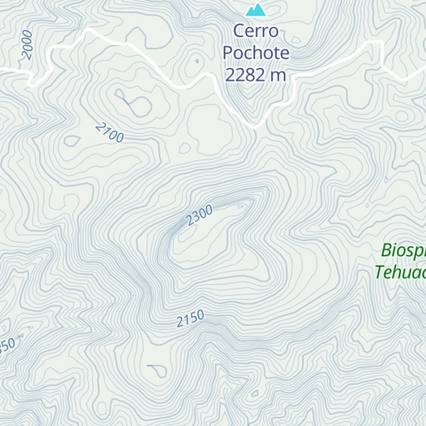 Map of Cerro Gavilan Chico