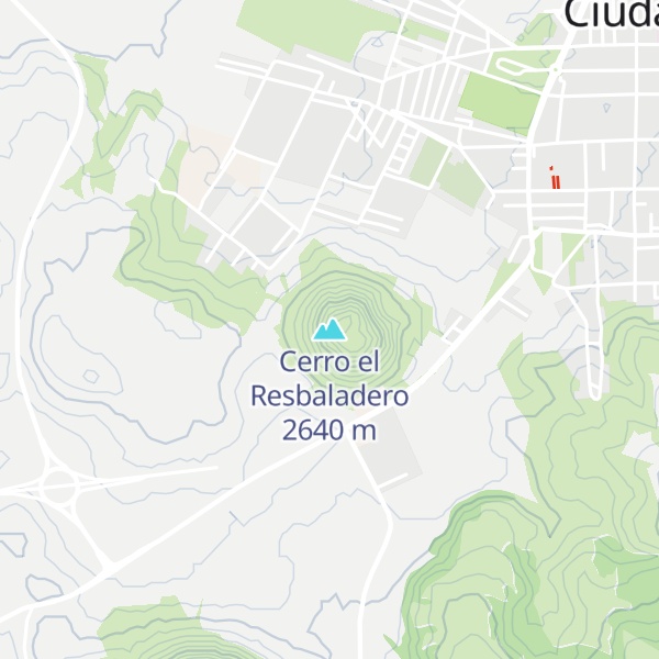 Map of Cerro el Resbaladero