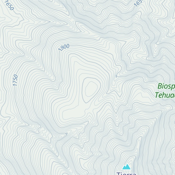 Map of Cerro Otate