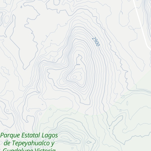Map of Cerro Arenas