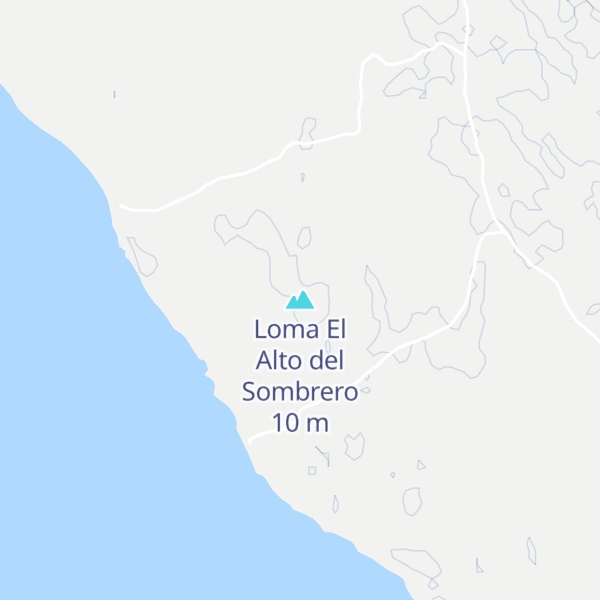 Map of Loma El Alto del Sombrero