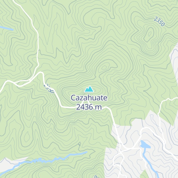 Map of Cazahuate