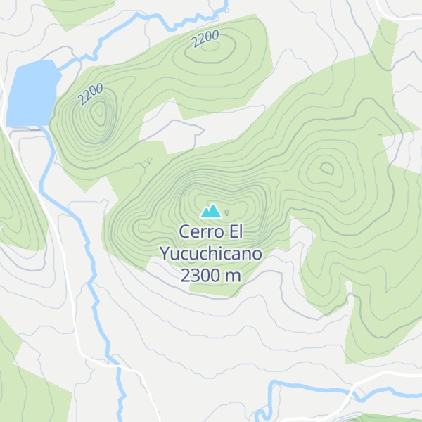 Map of Cerro El Yucuchicano
