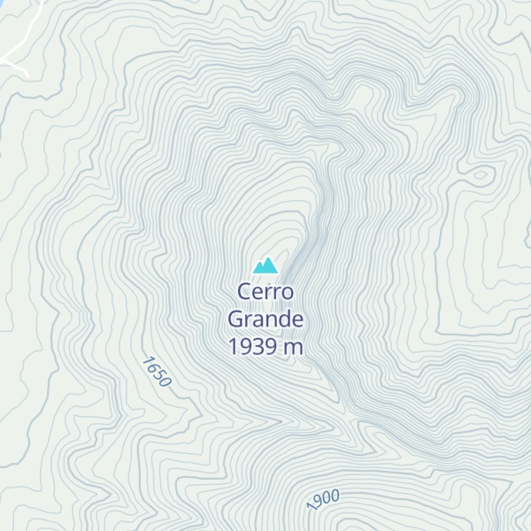 Map of Cerro Grande