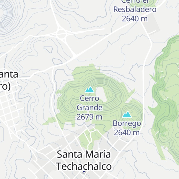 Map of Cerro Grande