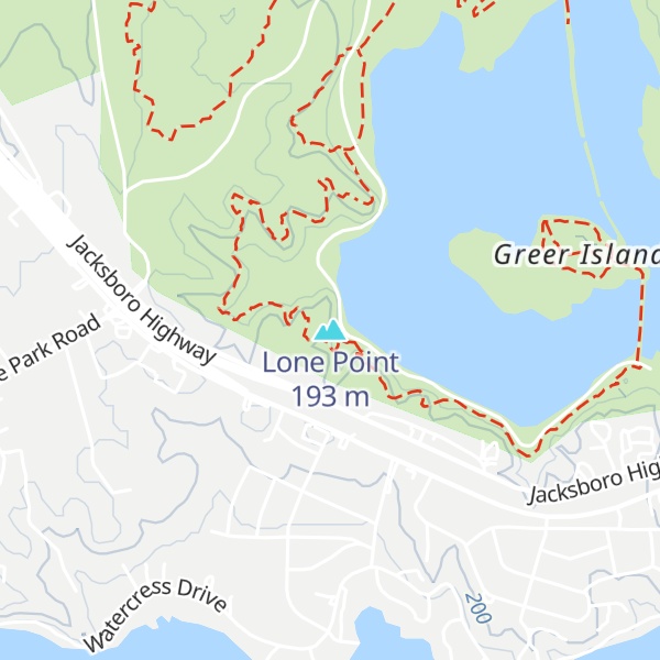 Map of Lone Point