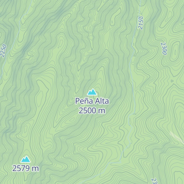 Map of Peña Alta