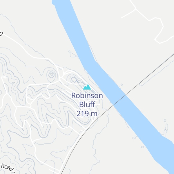 Map of Robinson Bluff