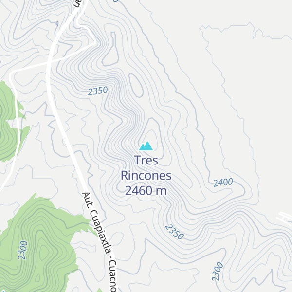 Map of Tres Rincones