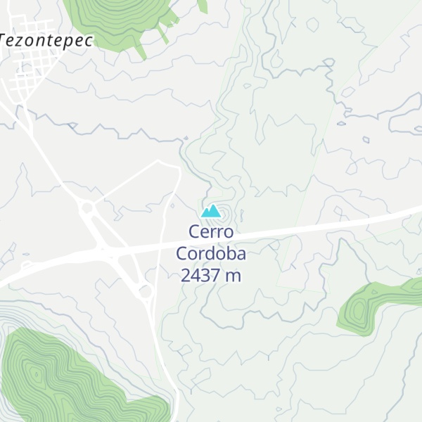 Map of Cerro Cordoba