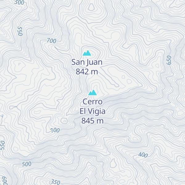 Map of Cerro El Vigia