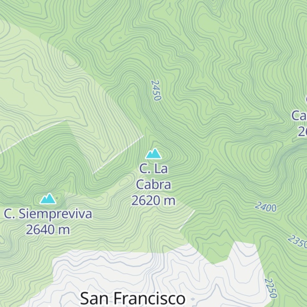 Map of C. La Cabra