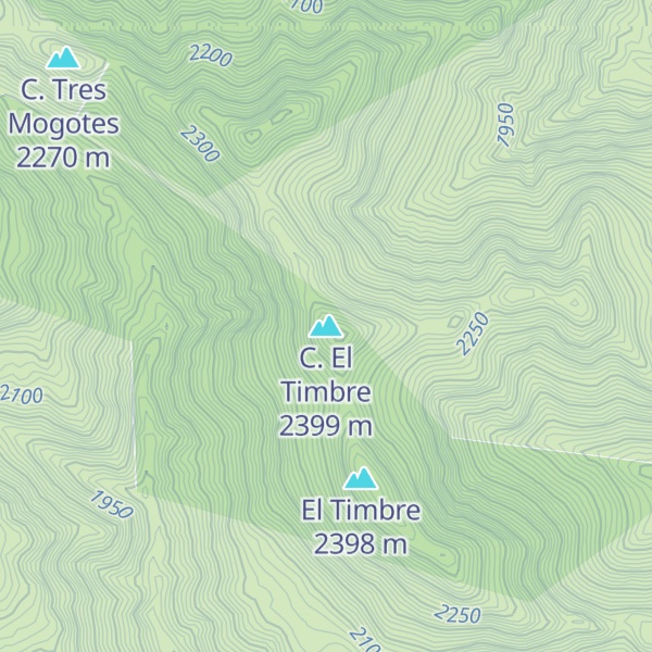 Map of C. El Timbre
