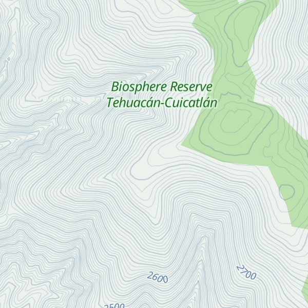 Map of Cerro Tres Mogotes