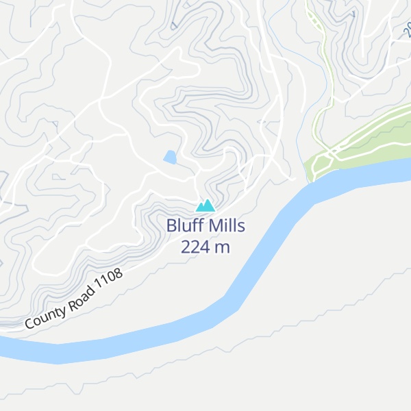 Map of Bluff Mills
