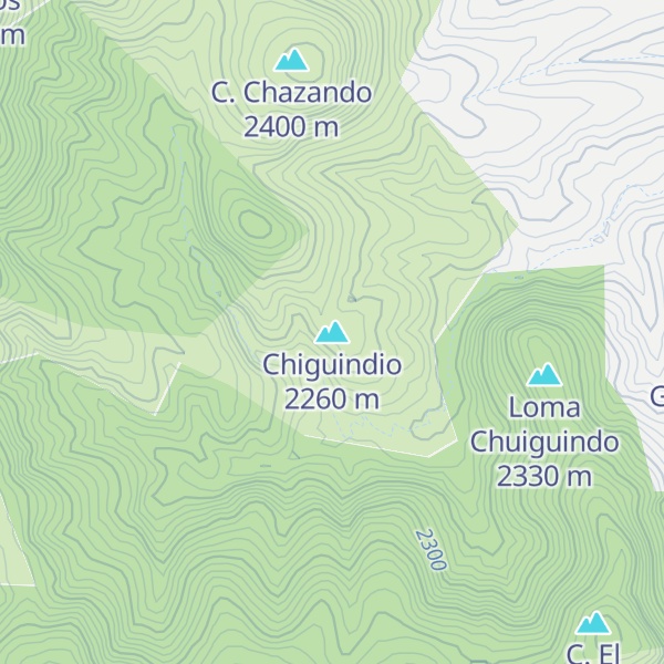 Map of Chiguindio