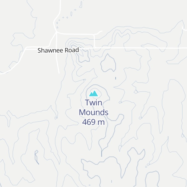 Map of Twin Mounds