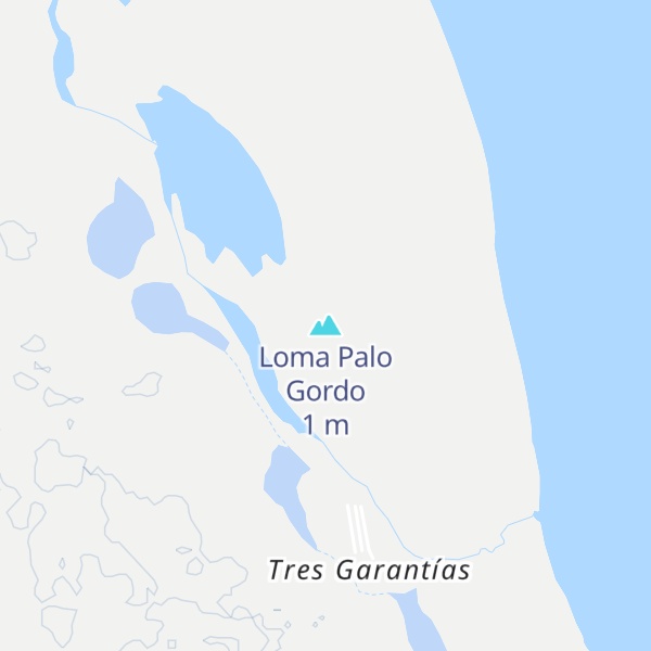 Map of Loma Palo Gordo