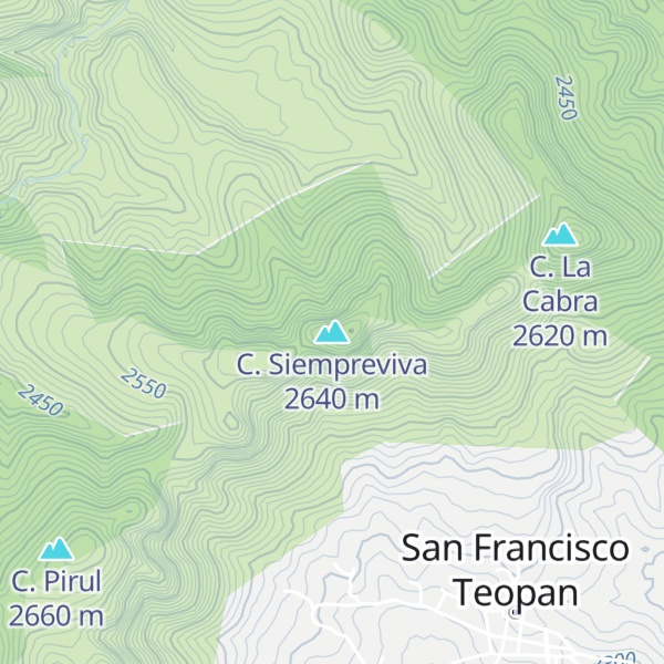 Map of C. Siempreviva