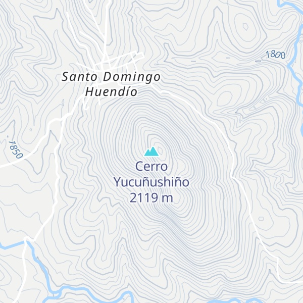 Map of Cerro Yucuñushiño